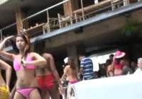Asian Girls In Bikini At Pool Party